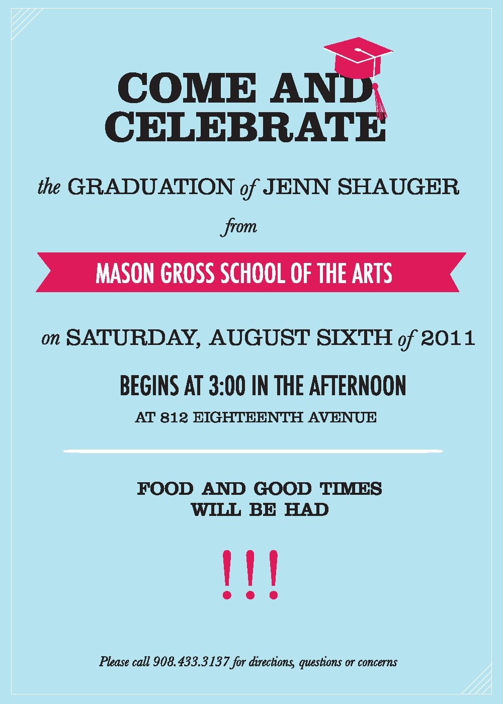 Grad Party Invites â Gangcraft Net